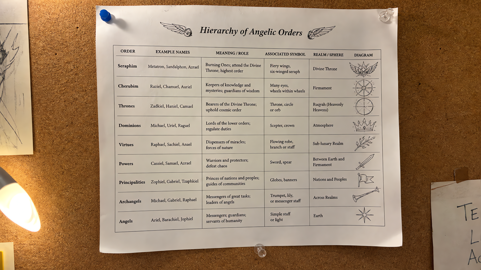 The Watchers Name Chart